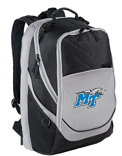 Image of Broad Bay Middle Tennessee State Backpack | Official MTSU Logo, Padded Laptop Computer Section, Premium 600 Denier Nylon Fabric,