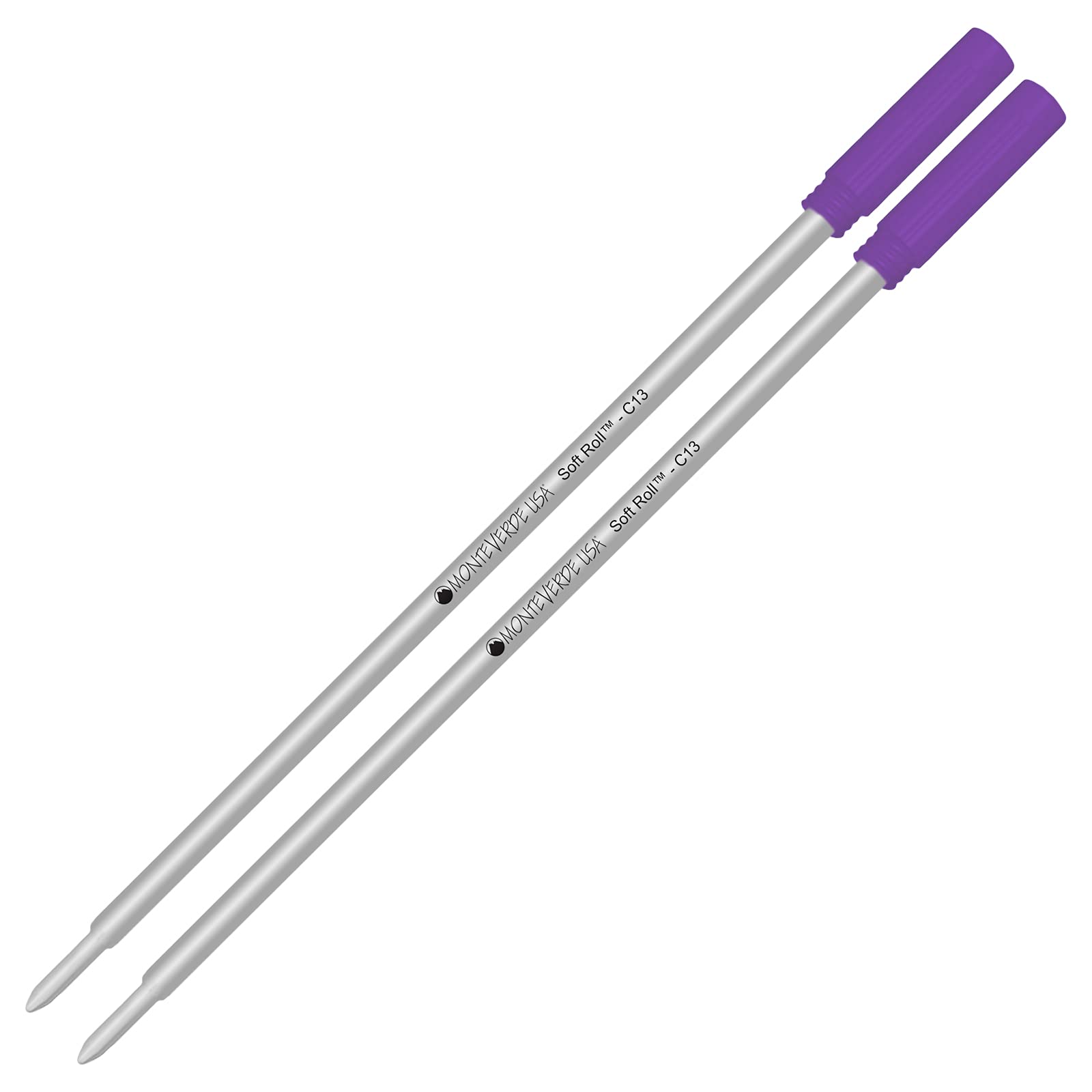 2 PACK – Violett Soft Roll von Monteverde Kugelschreiber für Cross Kugelschreiber