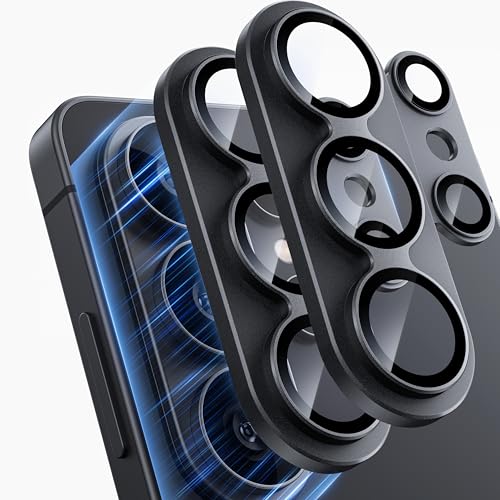 WSKEN for Samsung Galaxy S26 Ultra Camera Lens Protector - [Military Grade Shatterproof] Full Coverage Matte Alloy Tempered Glass Rear Camera Screen P