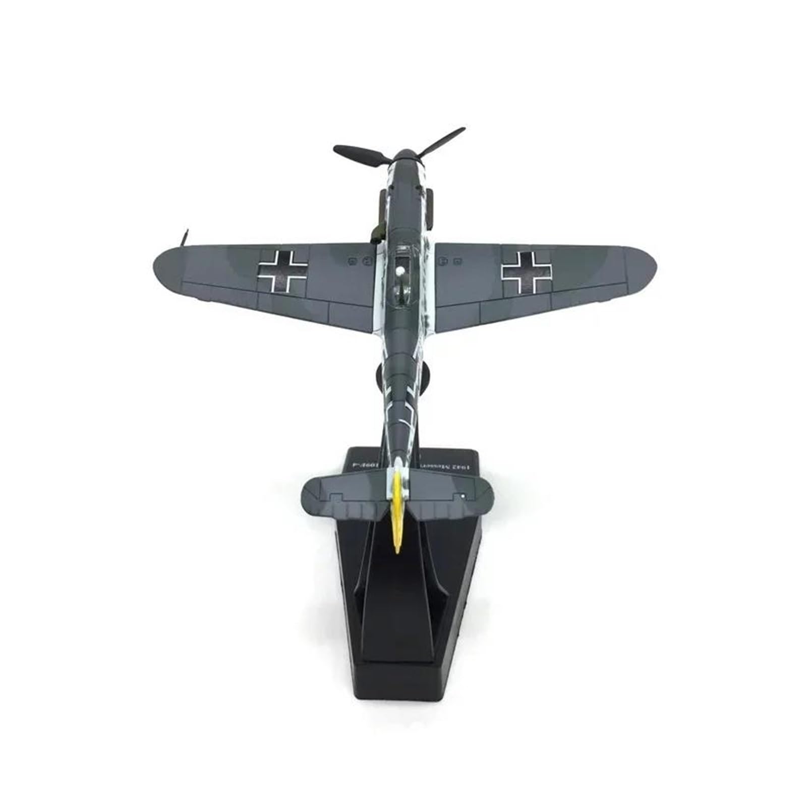 Odlewane zabawki samolotowe w skali 1/72 dla niemieckiego myśliwca BF109 samolot Diecast Metal Model Model kolekcjonerski samolotów do zbierania i wyświetlania do zbierania i wyświetlania