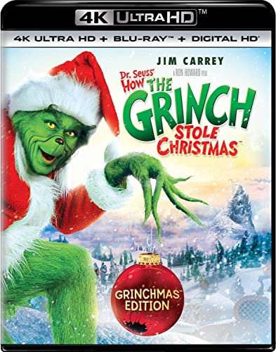 Dr. Seuss' How The Grinch Stole Christmas - Grinchmas Edition 4K Ultra HD + Blu-ray + Digital
