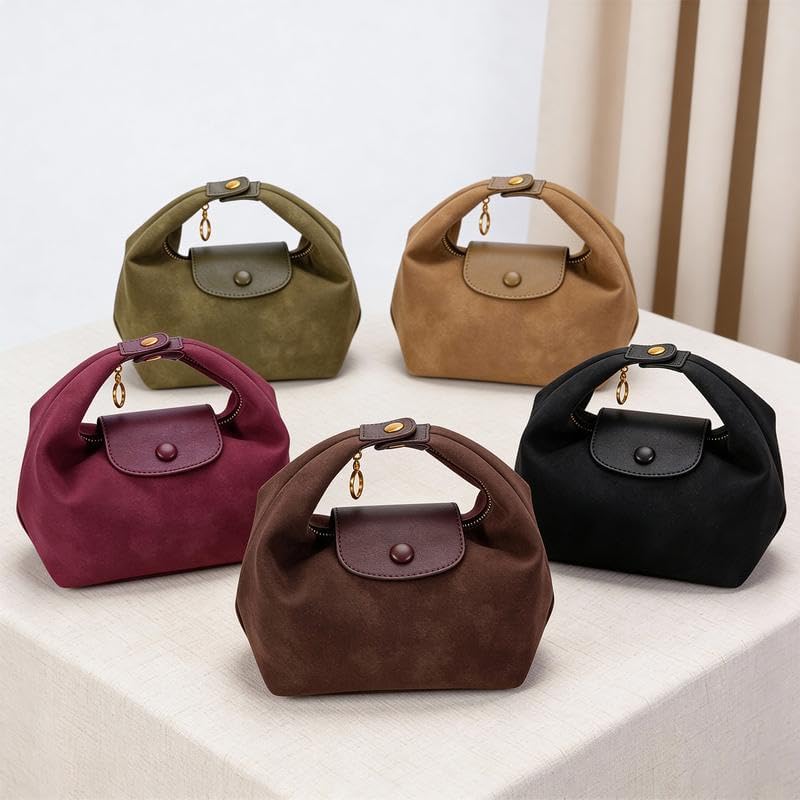Women's Soft Frosted Shoulder Bag with 2 Removable Straps Multiple Carrying Options Crossbody Bag in Stylish Colors