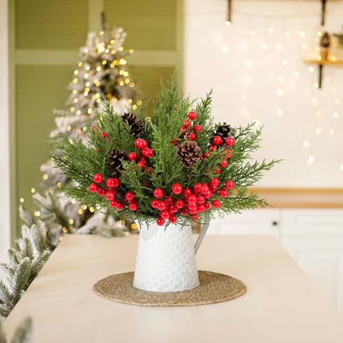 68-Pcs-Christmas-Pinecones-Berry-Pine-Branch-Set-Artificial-Floral-Pinecones-Stems-Faux-Pine-Berries-Branch-Fake-Holly-Picks-Ornament-for-DIY-Craft-Xmas-Tree-Garland-Home-Decor 68 Pcs Christmas Pinecones Berry Pine Branch Set Artificial Floral Pinecones Stems Faux Pine Berries Branch Fake Holly Picks Ornament for DIY Craft Xmas Tree Garland Home Decor