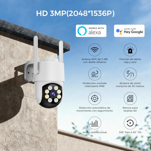 El Mejor Listado de Camaras de vigilancia wifi los mejores 5. 8 Imagen adicional
