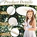 SAYAYA 6 Pack 23.6 Inch Small White Paper Umbrellas Chinese Japanese Parasol Paper Decorative Umbrellas DIY Oiled Painting Parasol for Weddings Bridal Showers Crafts Photography Party Decor
