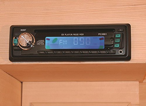 Sunray Sequioa 4 Person Infrared Cedar Sauna with Carbon Heaters