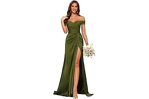 Enchanting Off-Shoulder Bridesmaid Dress: A Timeless Silhouette for Your Special Day