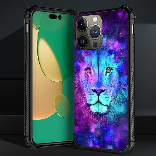 CARLOCA Compatible with iPhone 14 Plus Case,Blue Lion Graphic Design Shockproof Anti-Scratch Drop Protection Case for iPhone 14 Plus - image 4
