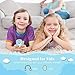 AGPTEK Bluetooth MP3 Player for Kids, 8GB Children Music Player 2.4 Inch HD Screen with Built-in Speaker, 10 Soothing Sounds, FM Radio, Video, Voice Recorder, Expandable Up to 128GB,Blue