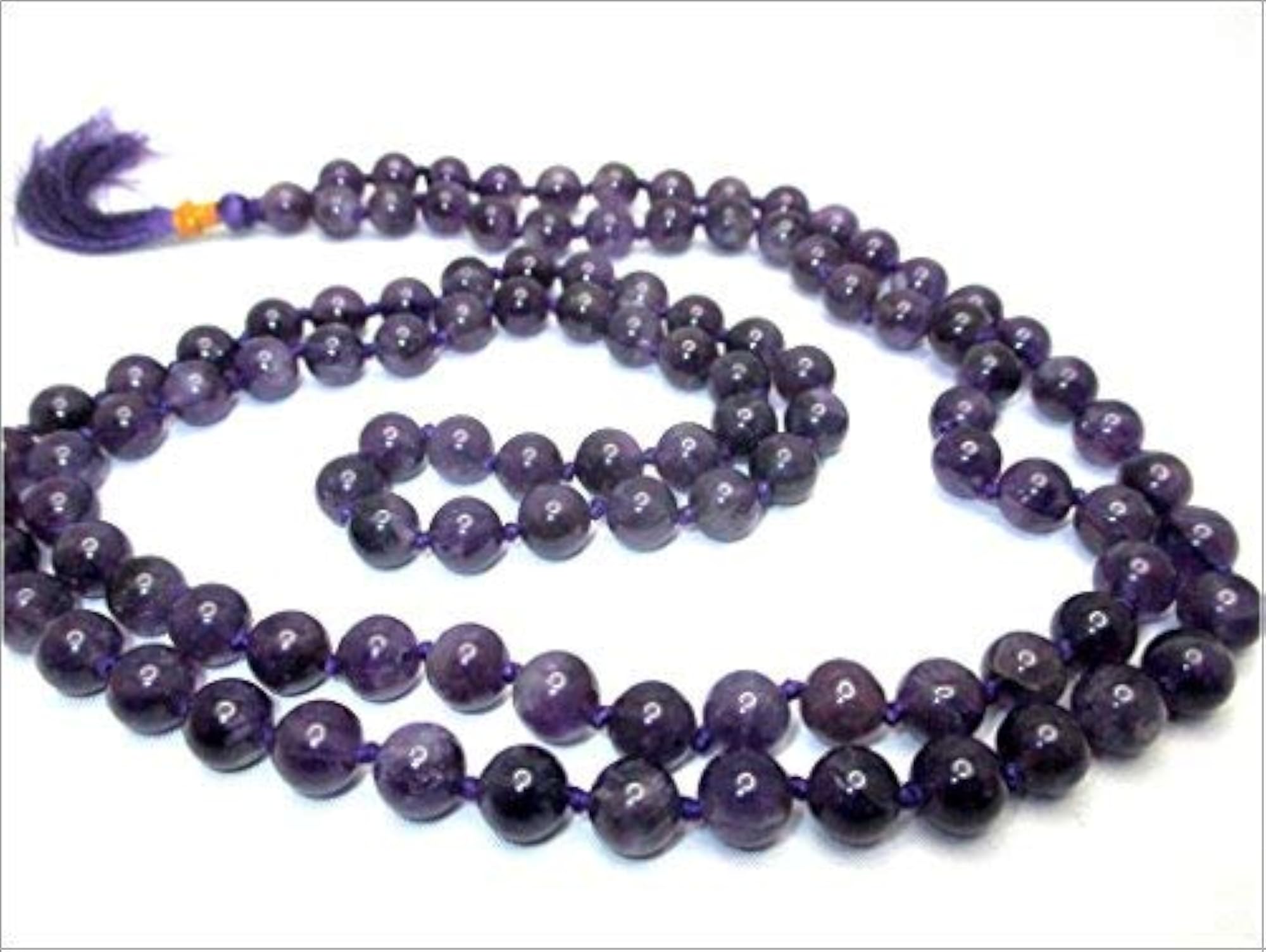 108 Beads Knotted Mala Necklace for Meditation
