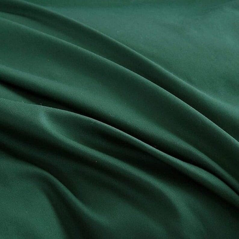 Miniatura 4 de INDACORIFY Emerald Green Cotton Duvet Cover Stonewashed Cotton Bedding set and Pillowcases Luxurious Cozy Comfy Soft Cotton Bedding Set Donna Cover