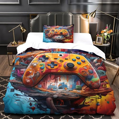 Housses de couettes premium volcan 3D en microfibre haut de gamme pour lit single