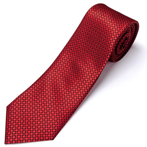 Image of Hi-Tie Mens 70inches Tie Set Extra Long Necktie for Men Cufflinks Handkerchief Big Tall Men Business Wedding