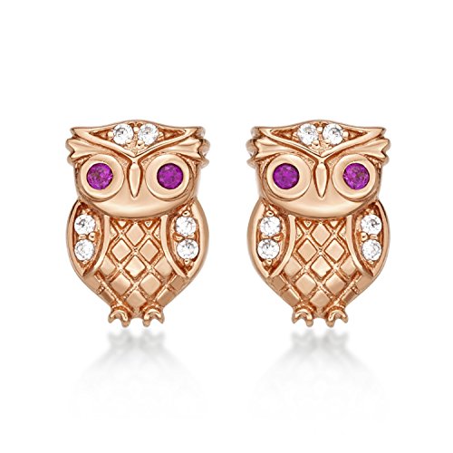 Boucles d'oreilles chouettes pour femme et fille, le cadeau idéal en argent