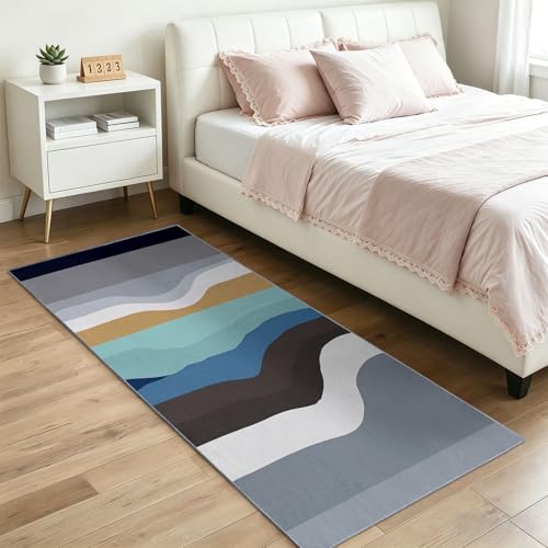 Tapis pour chambre lavable en machine fini les taches sur le tapis gris - 5