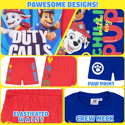 Get Trend Boys Pajamas for Kids Short Sleeve Pajama Set Soft Loungewear Sets Sleepwear Multipacks Available Gifts for Boys4