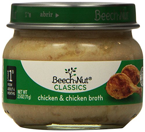 Beech-Nut Stage 1 Chicken and Broth, 2.5 Ounce (Pack of 10)
