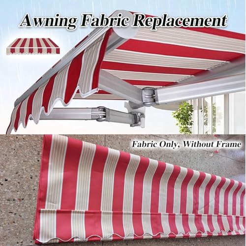 Toile de remplacement store banne extérieur polyester imperméable balcon cour - 2