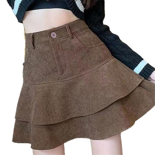 Layered Hem Lightweight A-Line Skirt Women's Flowy2