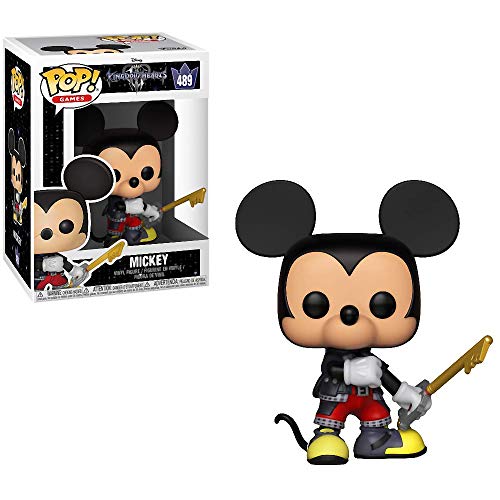 Funko Mickey Mouse: Kingdom Hearts x POP! Disney Vinyl Figure & 1 PET Plastic Graphical Protector Bundle [#489 / 34054 - B]