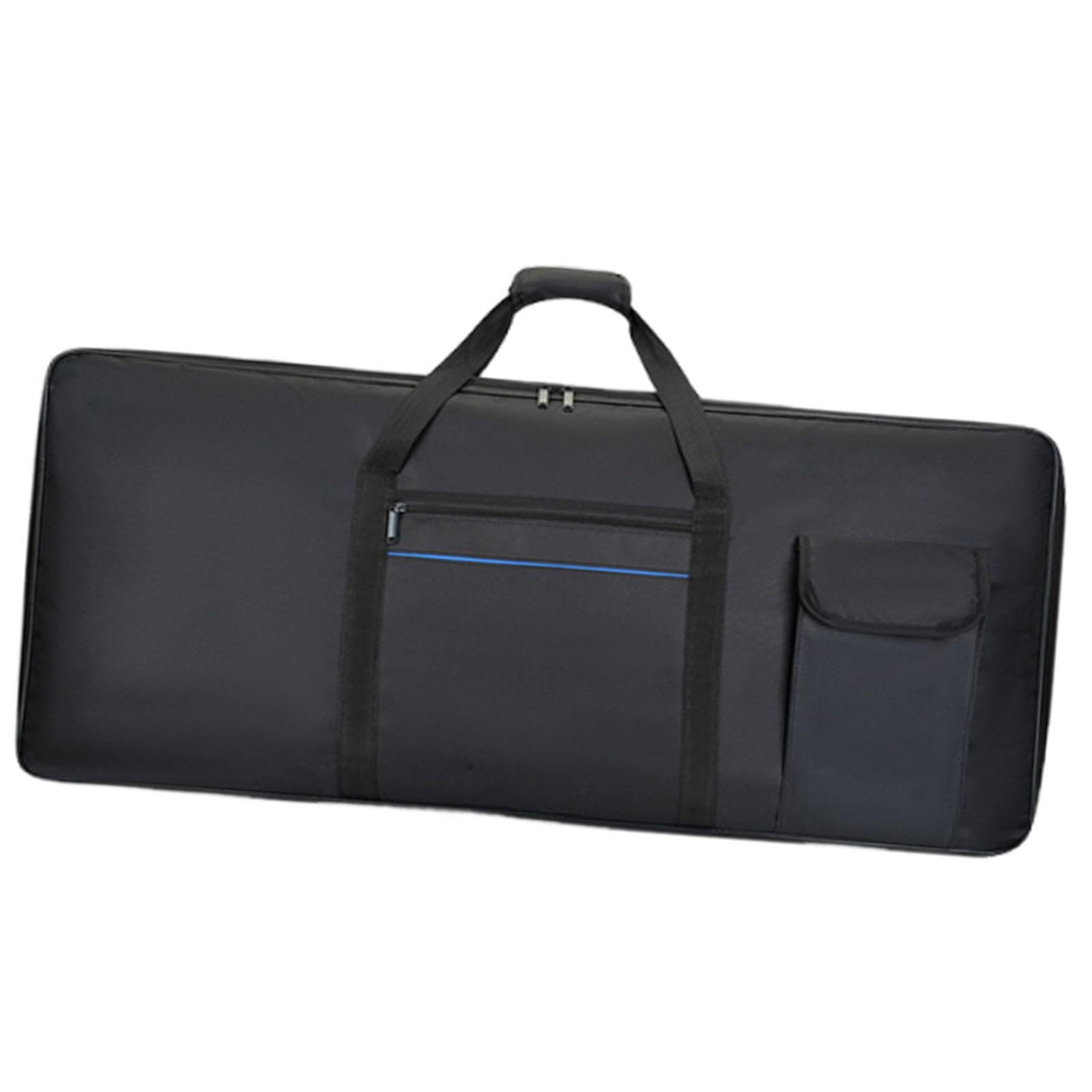 Baoblaze Bolsa para Teclado Electrónico Portátil con Costura Reforzada Funda Gruesa Antichoque Tejido Impermeable Y Asa de Transporte Adecuada para Jóvenes en, Medio