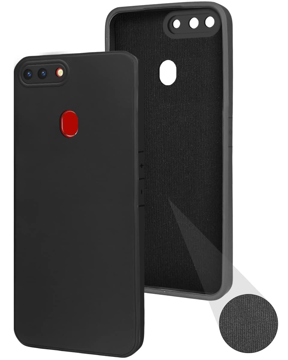 Jkobi Back Cover Case for Oppo A5 | Oppo A5s (Matte Finish Silicone with Inside Fiber Cloth |Black) (B0C3ZM82R8) Amazon Price History, Amazon Price Tracker