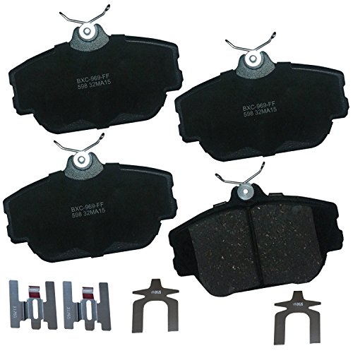 Image of Bendix Premium SBC598 Ceramic Front Brake Pads for Select Models Ford Sable, Taurus, Thunderbird, Lincoln Continental, Mark VIII, Mercury Cougar, Sable