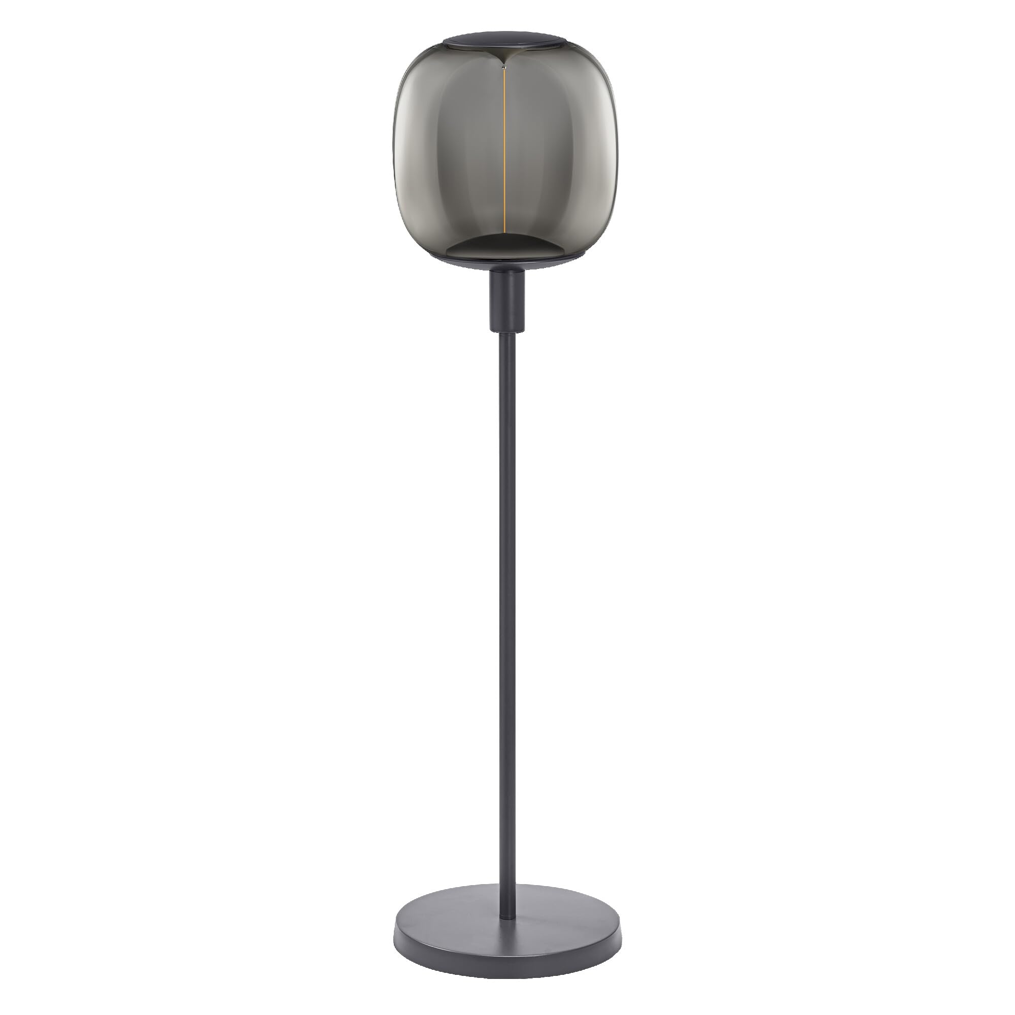LEDVANCE Dekoracyjna lampa podłogowa z 2x oprawką E27, dwoma stojakami (wysokość 78 cm i 110 cm), ciemnoszara, z kablem zasilającym 1,8 m, idealnie dopasowana lampa LED OSRAM 1906 dostępna osobno