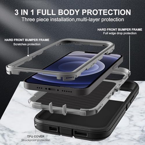 Coque rigide iPhone 12 anti-casse pour éviter les réparations d'écran - 4