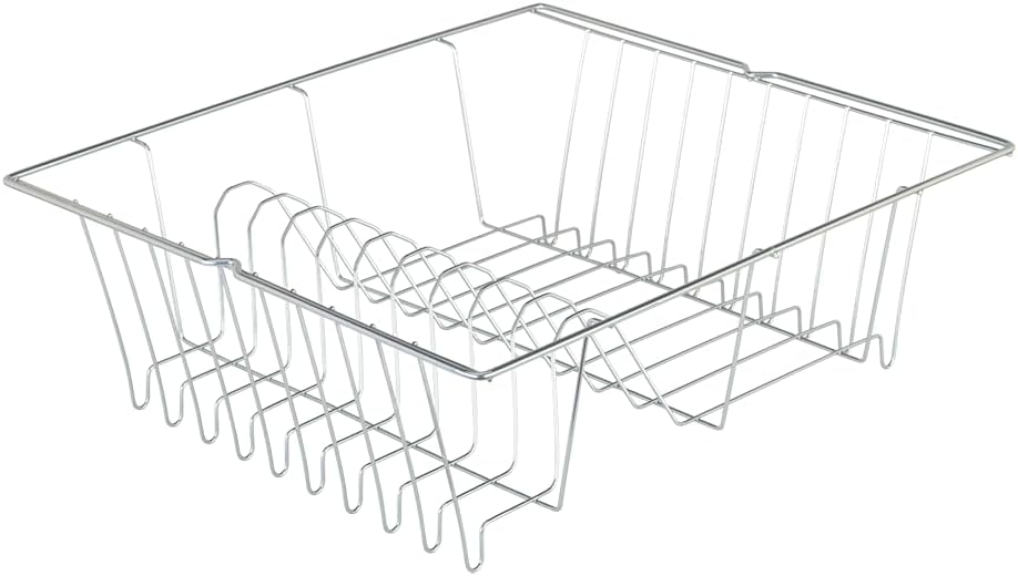 Metaltex Lipsia Luxy Compact Chrome Effect Washing Up Basket