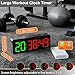 QINYUNE Gym Clock Timer for Tabata/FGB/EMOM,Interval Workout with Large LED Display,Digital Wall Clock with Seconds | Fitness Timer with Remote Control for Classroom Home Garage Office