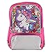 Zerodis Sac à Dos Bébé Fille, Dessin Animé Motif Livre Crayon Stockage Sac à Dos Bandoulière Réglable Sacs à Dos pour Filles Garçons(46 * 37 * 3cm-Rose Rouge)