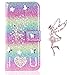 Produktbild Flip Leder für iPhone SE iPhone 5S iPhone 5, Diamond Magnet Sparkle Billig Glitter Glitzer Musterg Soft Slim Bookstyle Stand Funktion Karteneinschub