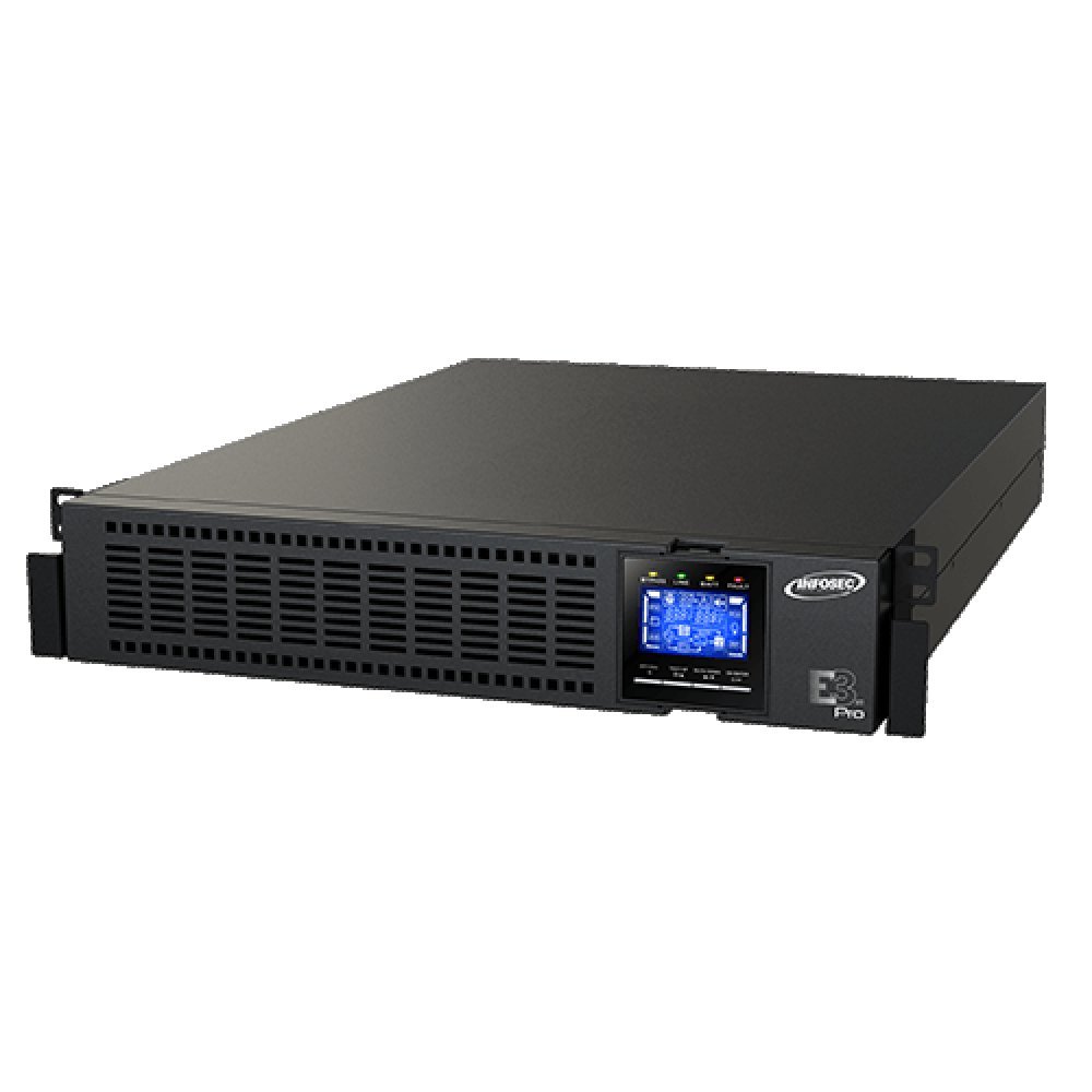 Infosec E3 PRO RT ups 6000 VA Prese IEC