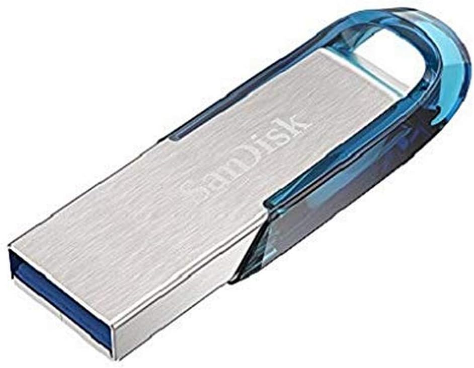 SanDisk Ultra Flair 64 GB USB 3.0 Flash Drive, Upto 150MB/s read - Blue