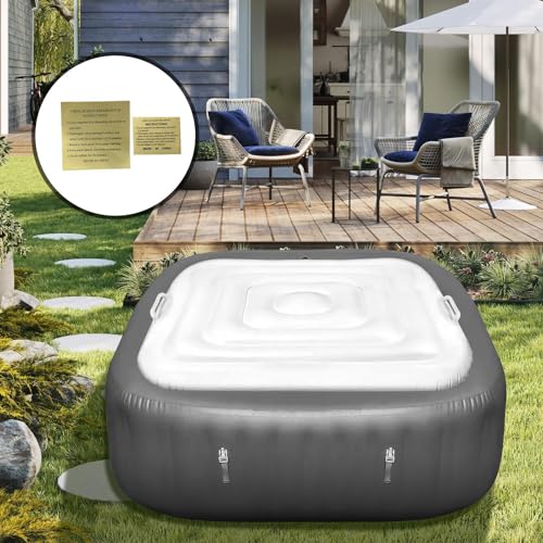 Housse de protection isolée pour spa d'angle de jardin - 7