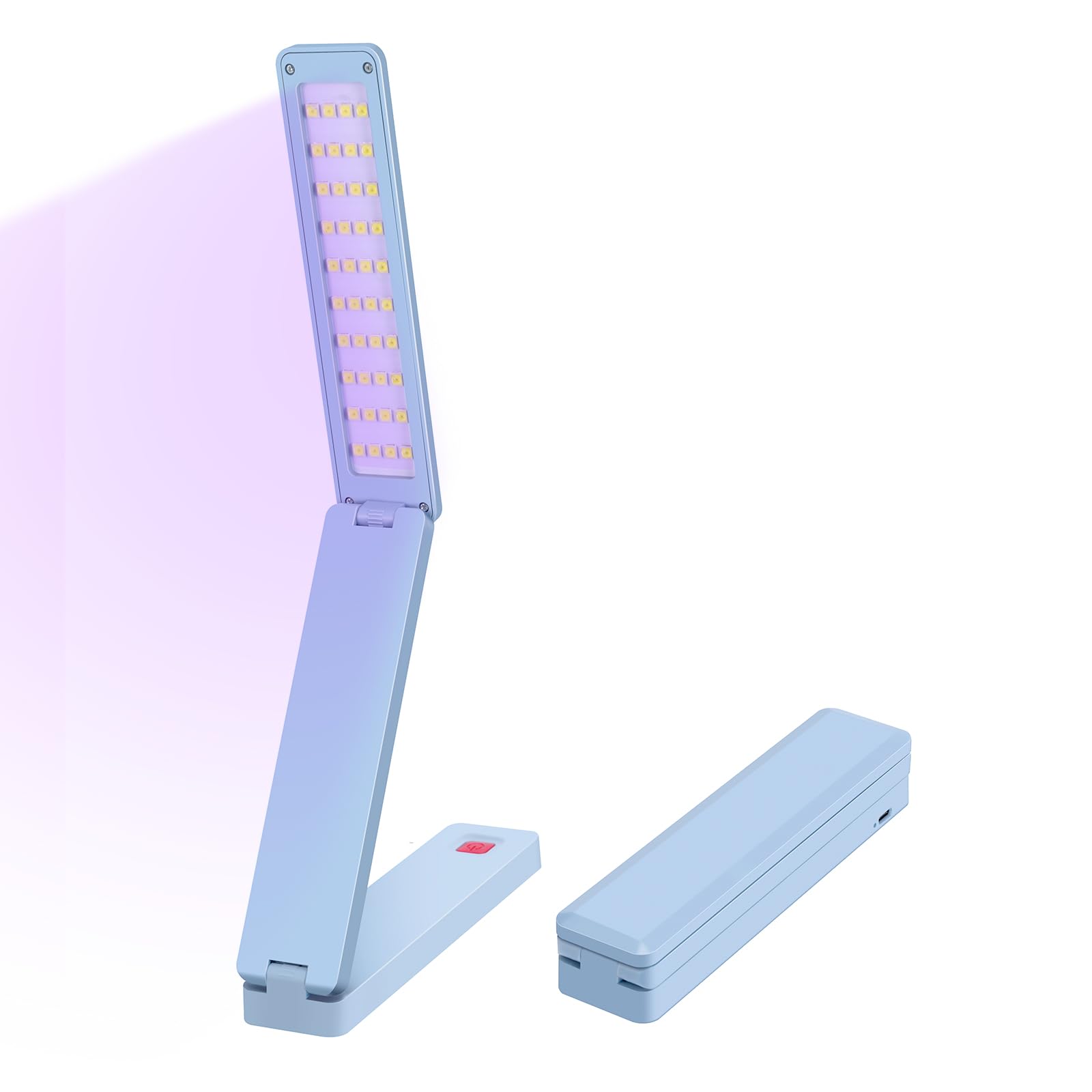 UV Resin Light, UV Light for Resin Curing, Rechargeable & Foldable UV Lamp, Blacklight Ultraviolet LED Light, Craft Supplies Tools for Resin,Craft, Jewelry Making, DIY Decor