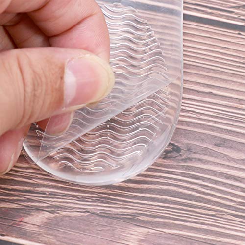 DOITOOL 2 pares de palmilhas antiderrapantes de silicone para pés terapêuticos, palmilhas de gel de