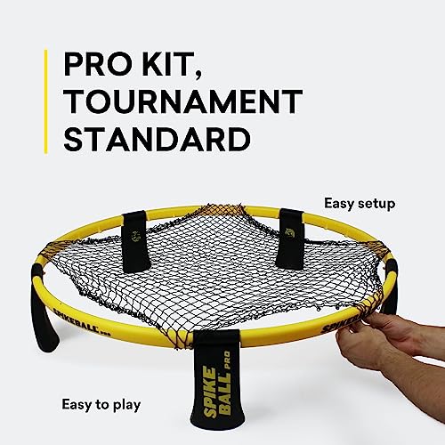Spikeball Pro Kit (Tournament Edition) - Includes Upgraded Stronger Playing Net, New Balls Designed to Add Spin, Portable Ball Pump Gauge, Backpack - As Seen on Shark Tank TV - Image 5