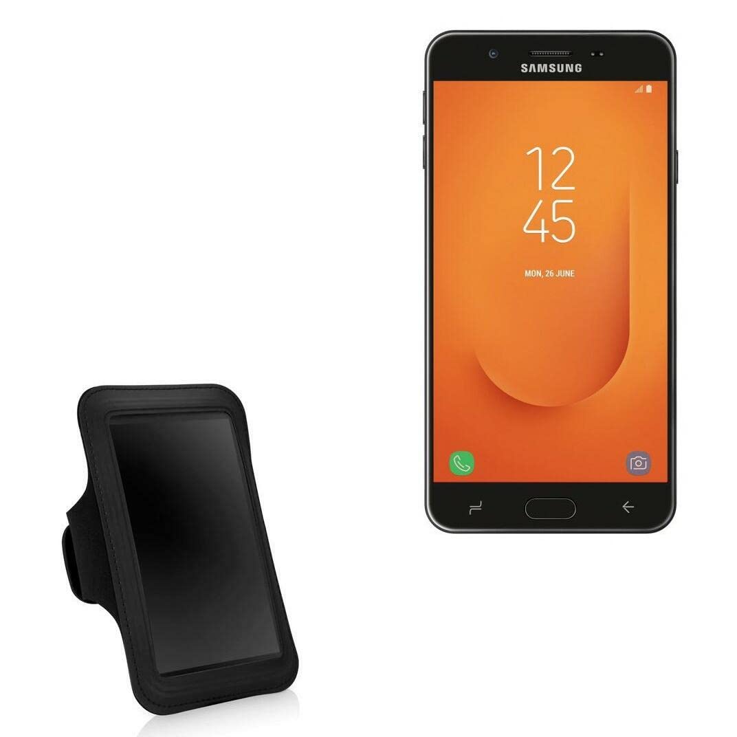 BoxWave Case Compatible with Samsung Galaxy J7 Prime 2 - Sports Armband, Adjustable Armband for Workout and Running for Samsung Galaxy J7 Prime 2 - Jet Black