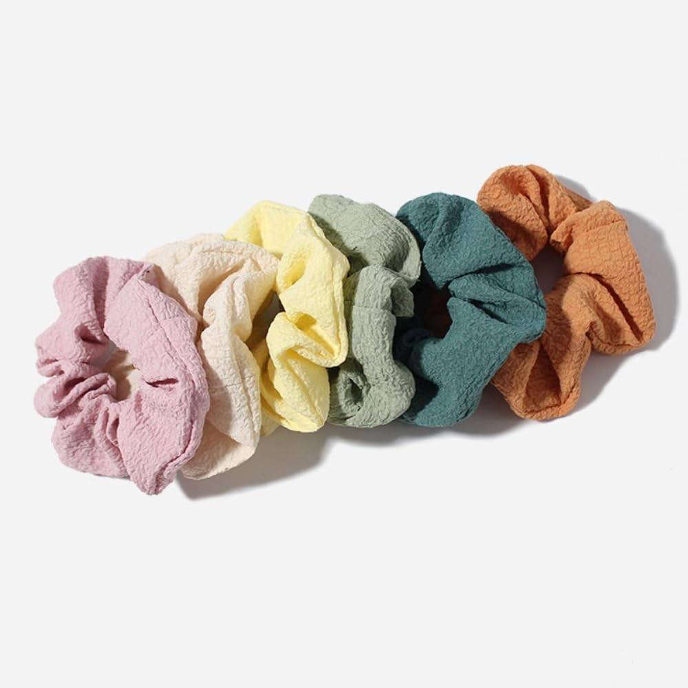 Pack of 3 Hair Bobbles for Women Soft Hair Rings, Large Elastic Scrunchies, Cute Hair Bands, Hair Accessories - Image 3