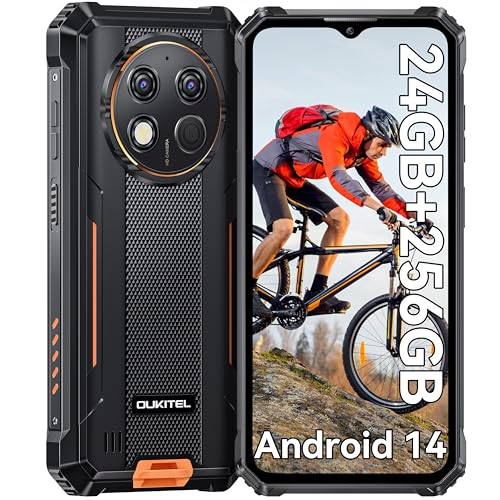 OUKITEL G1 24GB/256GB スマートフォン Amazon.com: OUKITEL G1 Rugged Smartphone Unlocked - 24+256GB