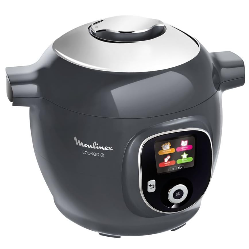 Ce851hf0 - Cookeo+ Smart High Pressure Multicooker, 6 L, 150 built-in recipes, Unattended, Intuitive display, Step-by-step cooking guide