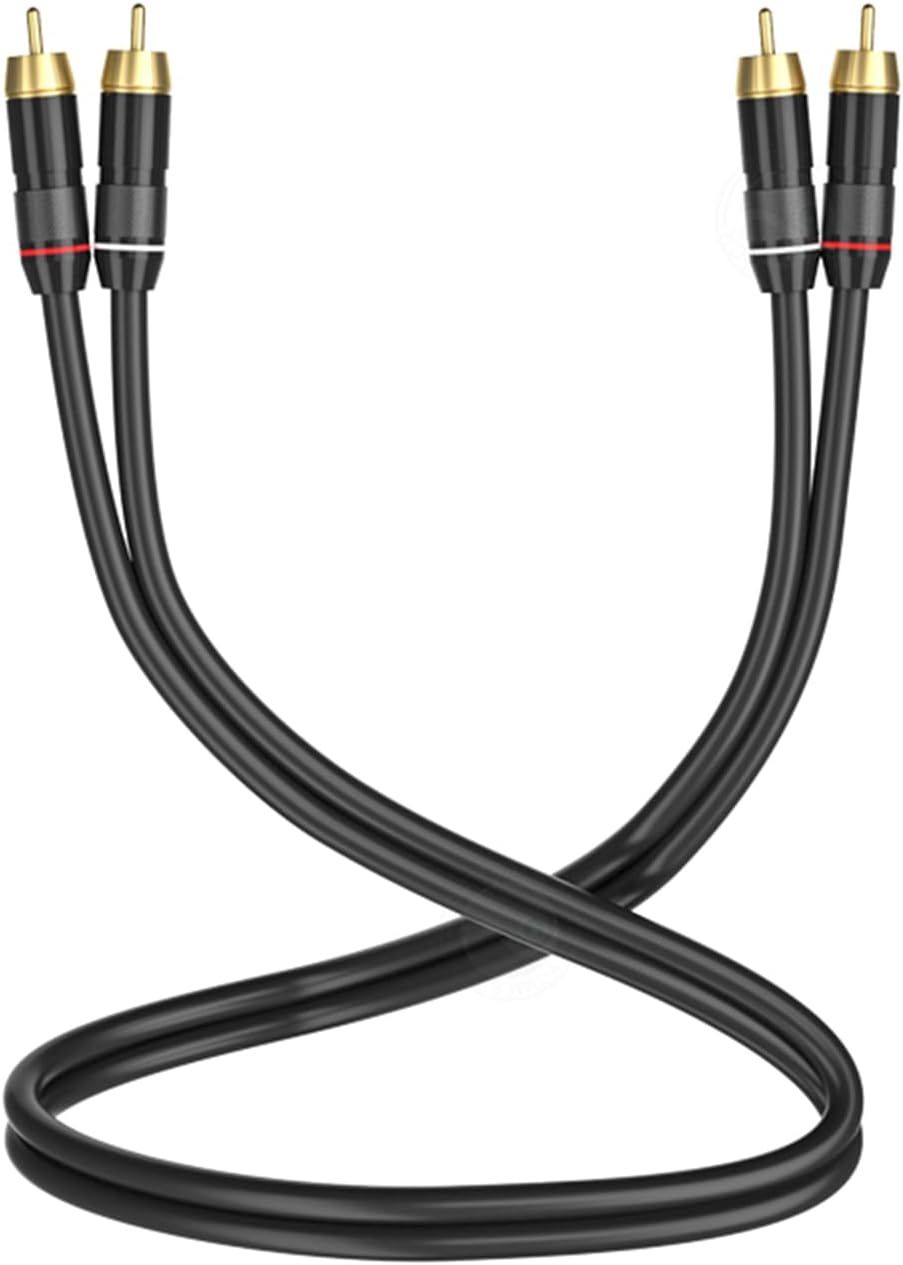 Aux Cable,30cm-10m Male to Male Stereo Cable Cord Gold Plated Connectors Wire for Home Theater VCD Players