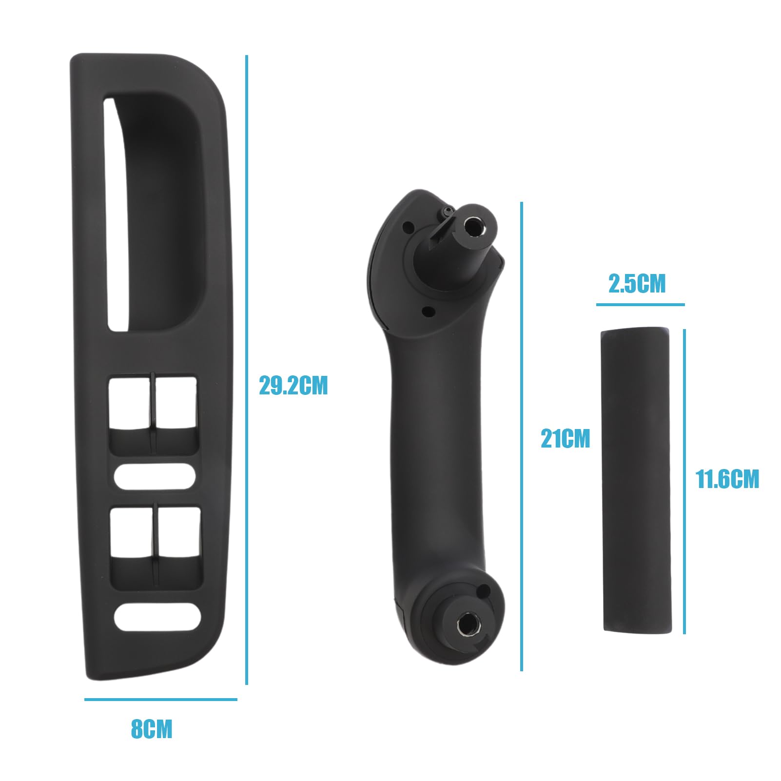 Pannello della maniglia della porta della copertura del regolatore della finestra Set di 5 interni compatibili con Passat Bora Golf IV Jetta