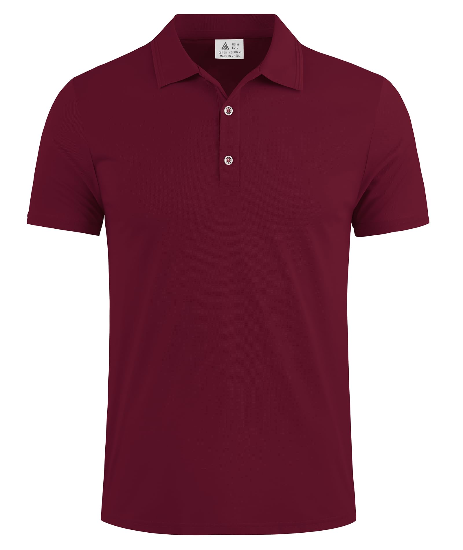 ZITY Lot de 3 Polos Homme Manches Courtes Respirant Coupe Régulière Golf Casual Sport avec Boutons Été Extérieur Loisir