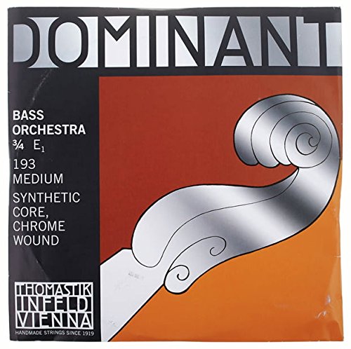 CUERDA CONTRABAJO - Thomastik (Dominant 193) (Entorchado Cromo) 4ª Medium Bass 3/4 E (Mi)