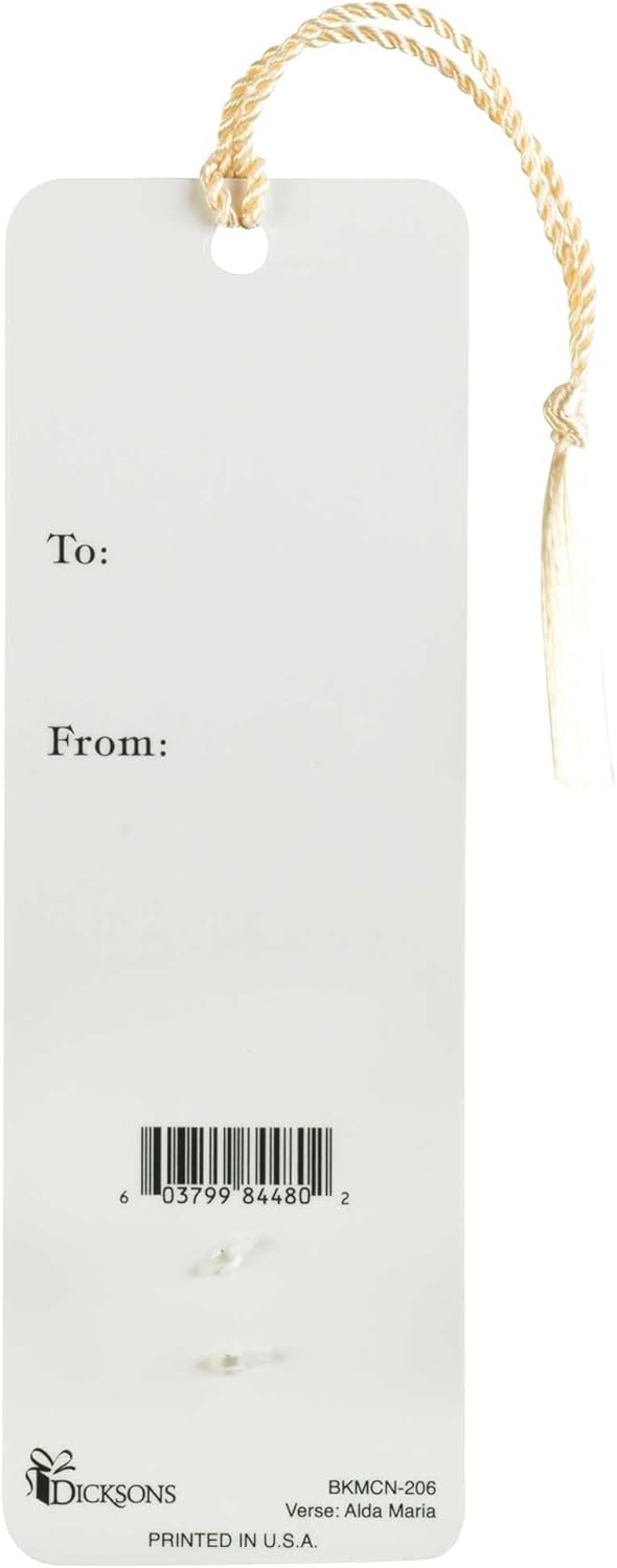 Dicksons Today I Saw A Butterfly Lime Green 6 inch Paper Tussled Bookmark with Coin Pack of 15