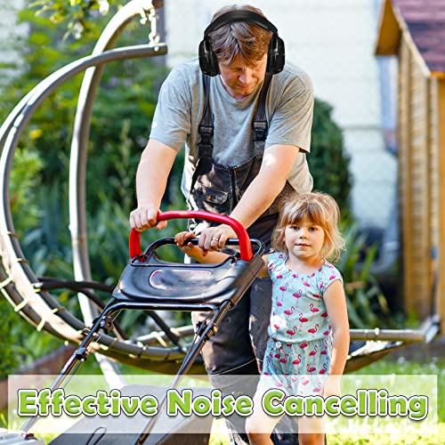 4 Pack NRR 28dB Safety Ear Muffs, Foldable Noise Reduction Safety Ear Protection Adult Noise Cancelling Earmuffs for Shooting - Image 6