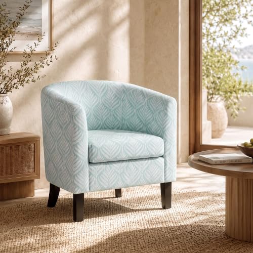 BELLEZE Upholstered Barrel Accent Chair